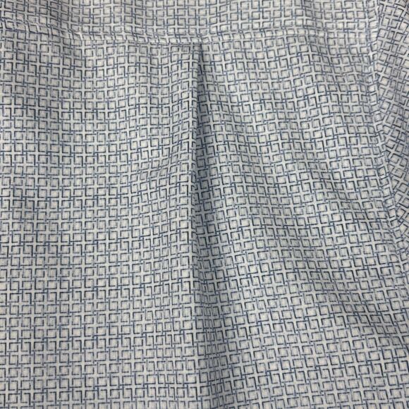7 Diamonds Men's Toledo 4 Way Stretch Short Sleeve Shirt/Lt Blue Geometric - M - Picture 9 of 10